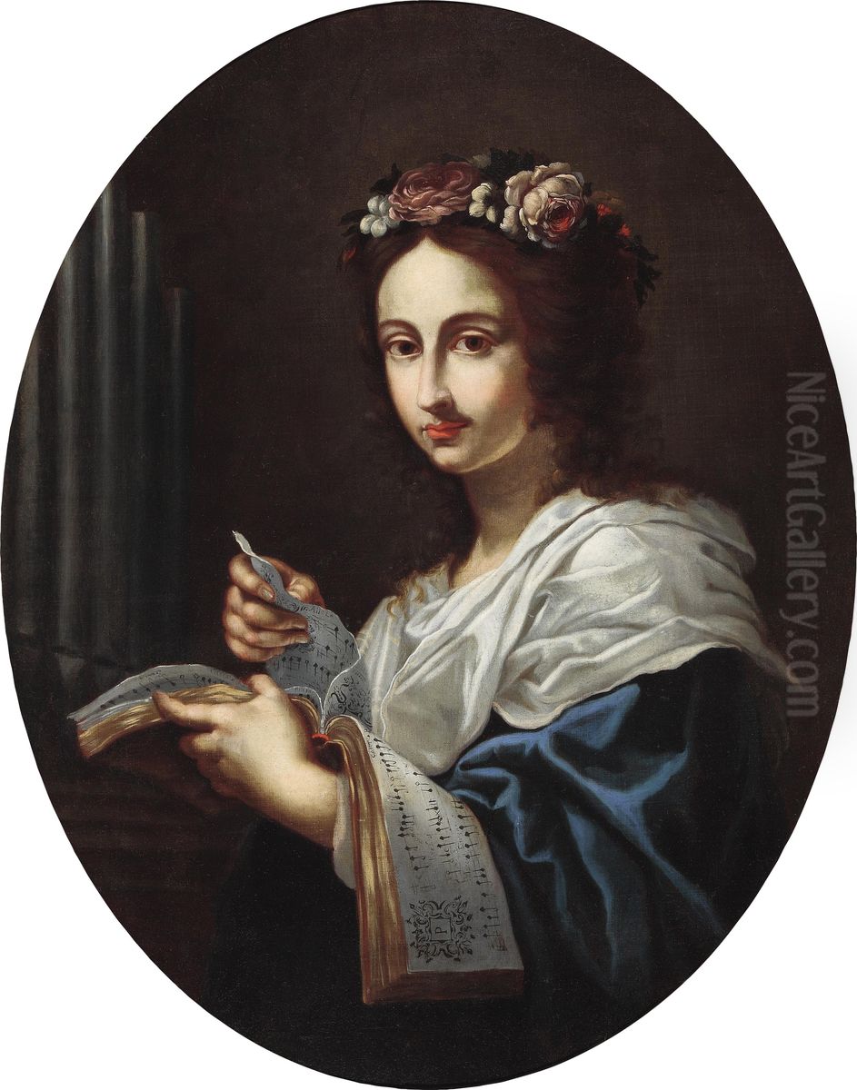 Saint Cecilia Oil Painting by Cesare Dandini