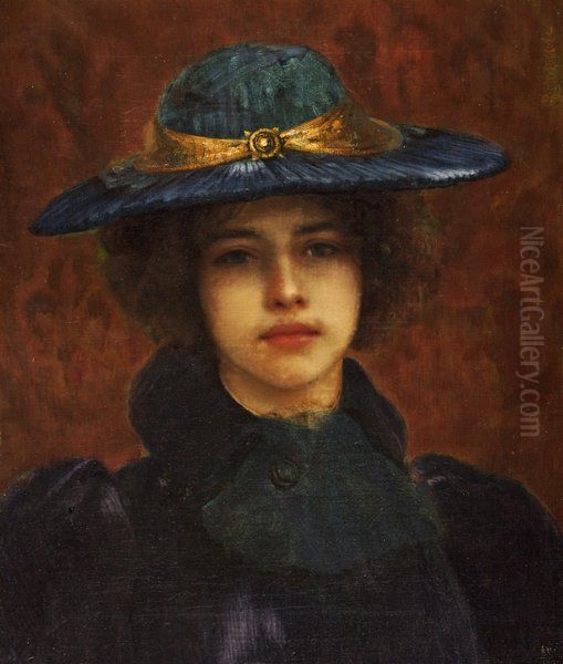 Ethel Warwick Oil Painting by John William Godward