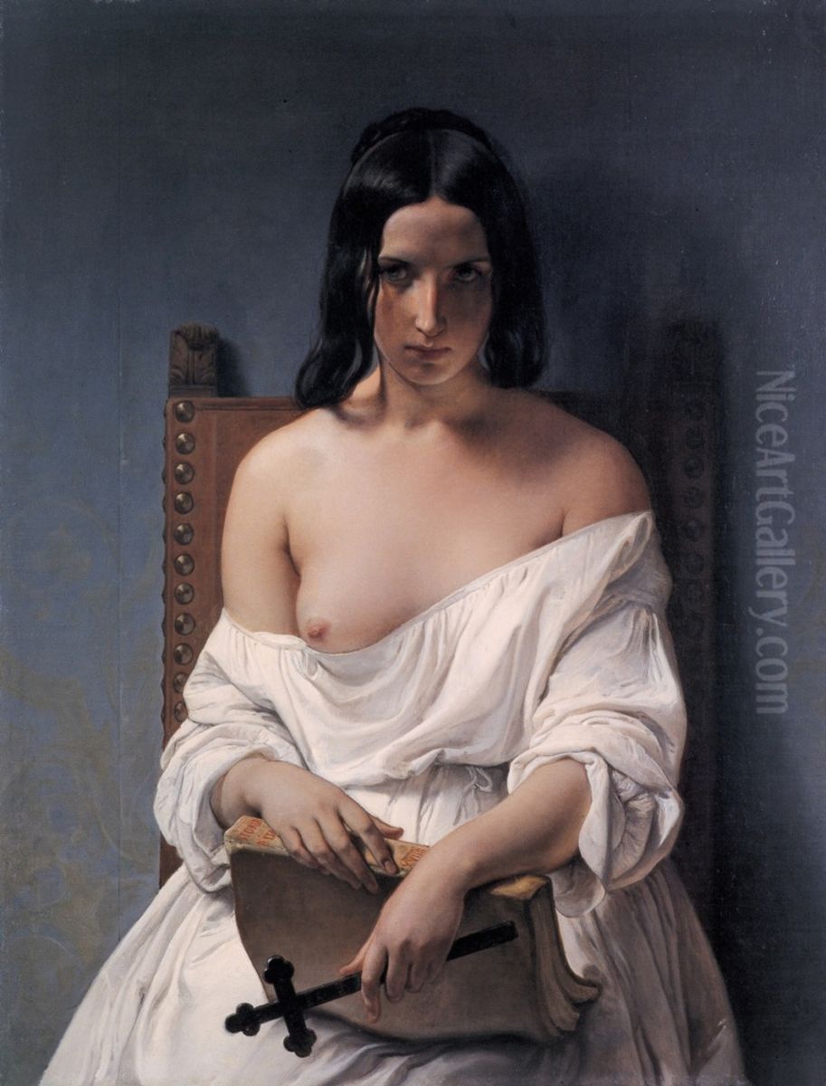 La Meditazione Oil Painting by Francesco Hayez