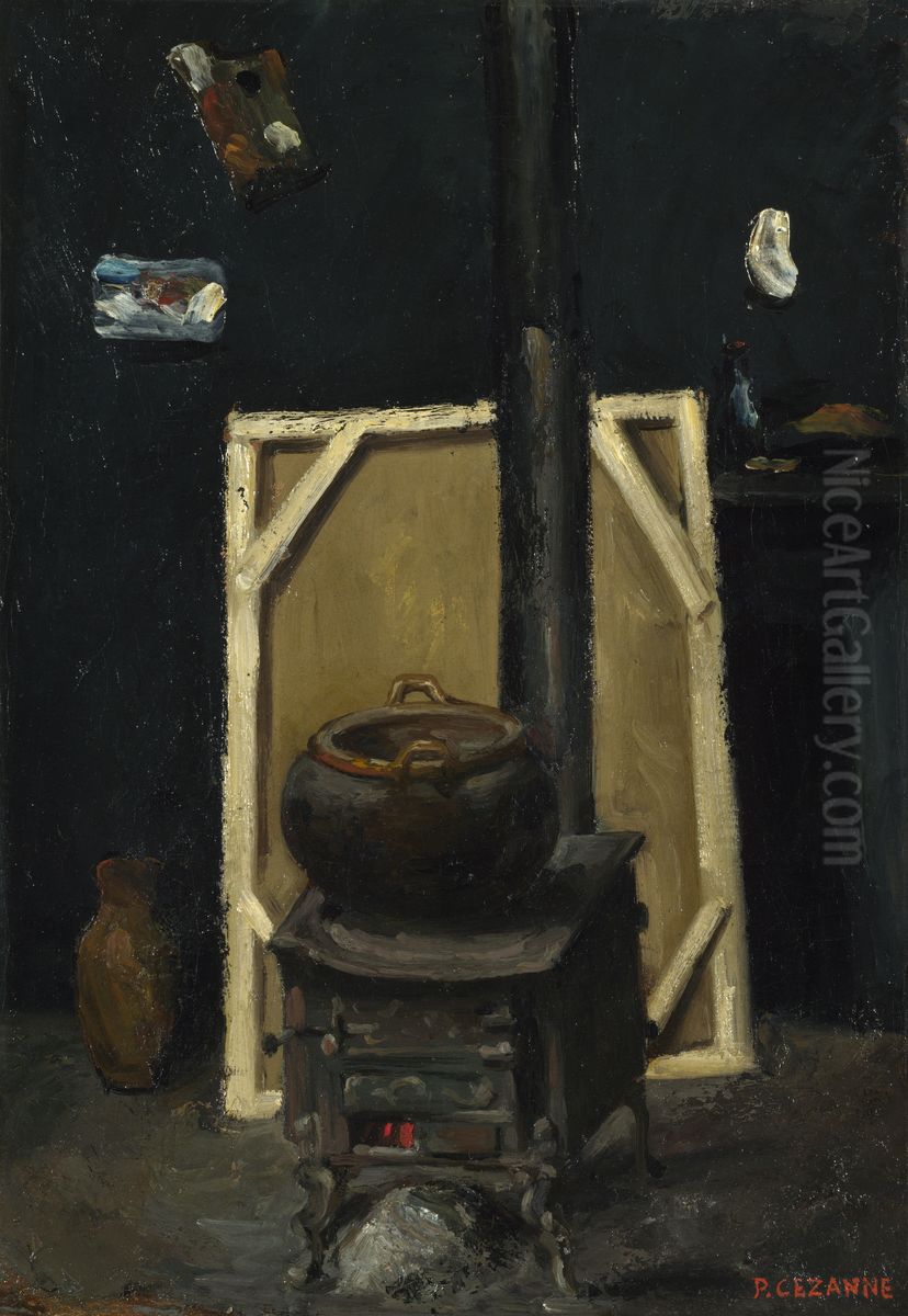 Le Poele de l'atelier Oil Painting by Paul Cezanne