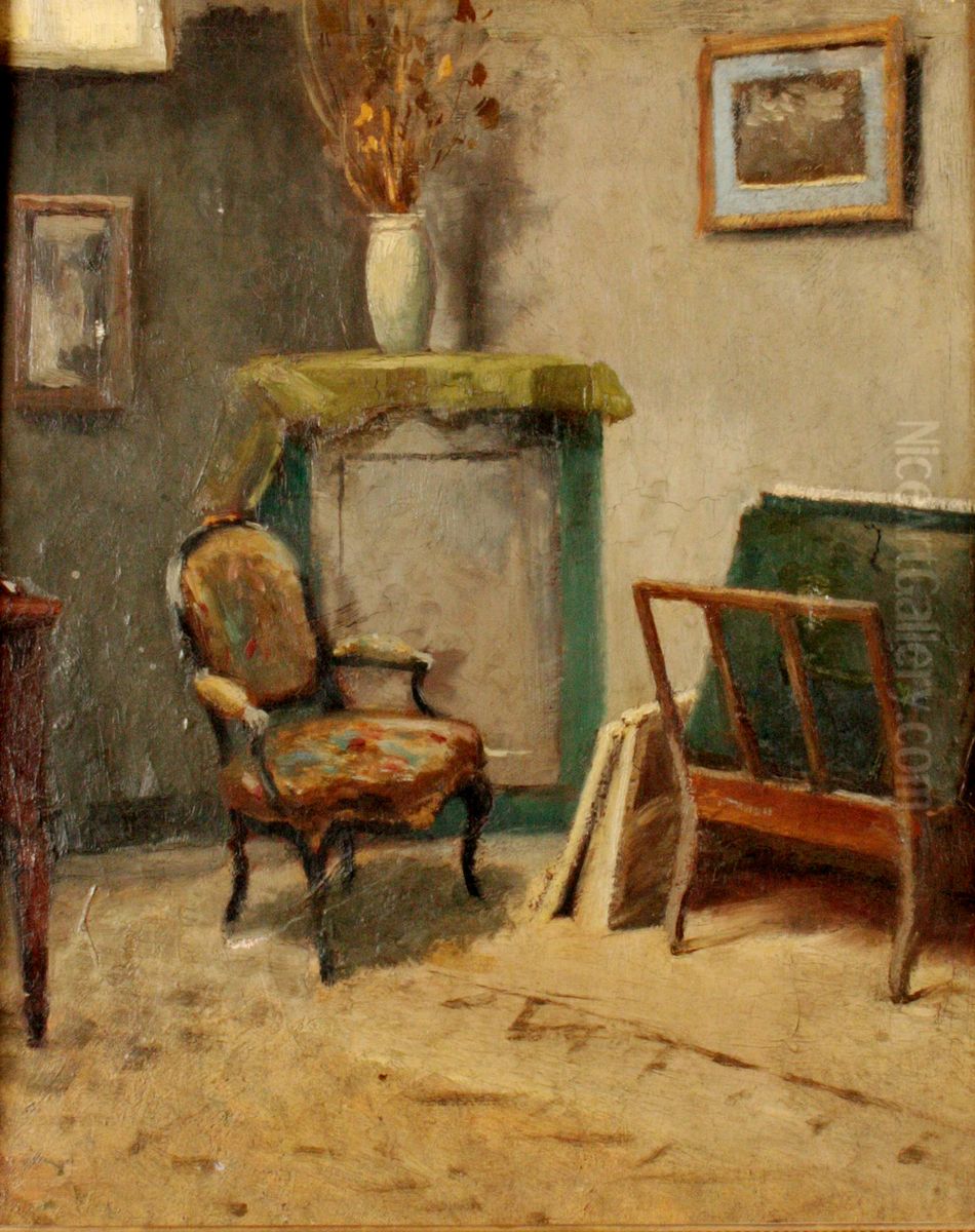 Interior Oil Painting by unknown
