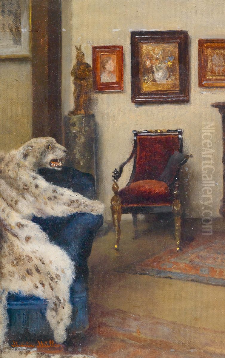 Atelierinterieur Marie Muller in der Wiener Akademie Oil Painting by Marie Muller