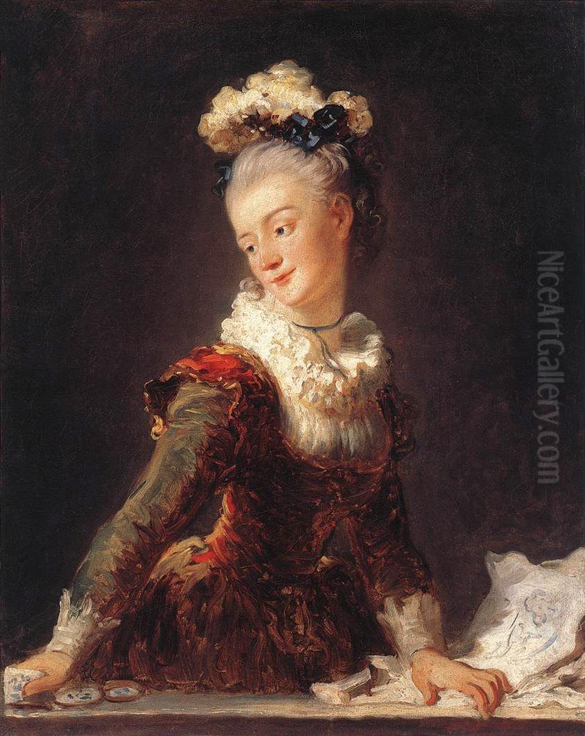 Marie-Anne-Eleonore de Grave Oil Painting by Jean-Honore Fragonard