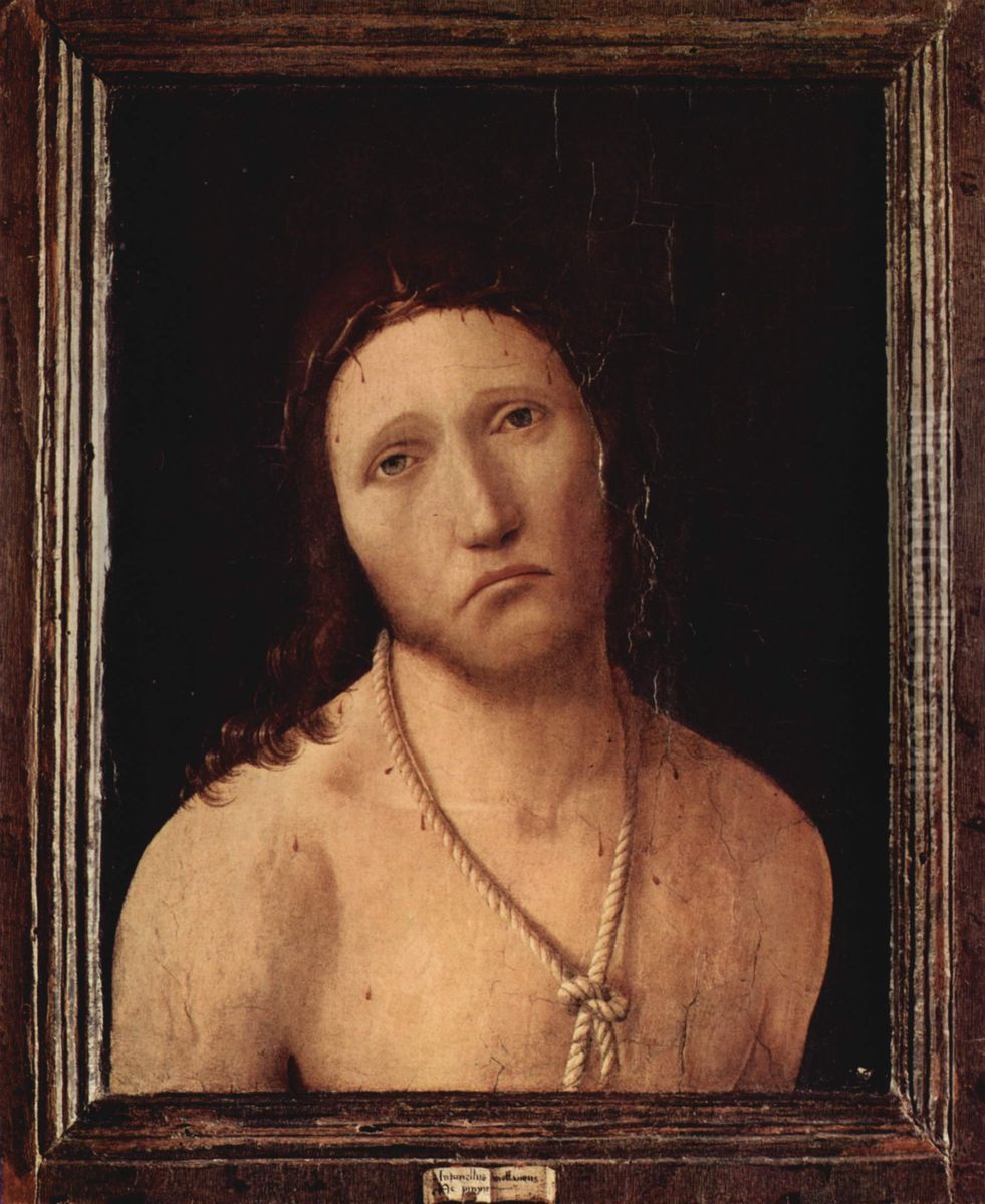 Ecce Homo Oil Painting by Antonello da Messina