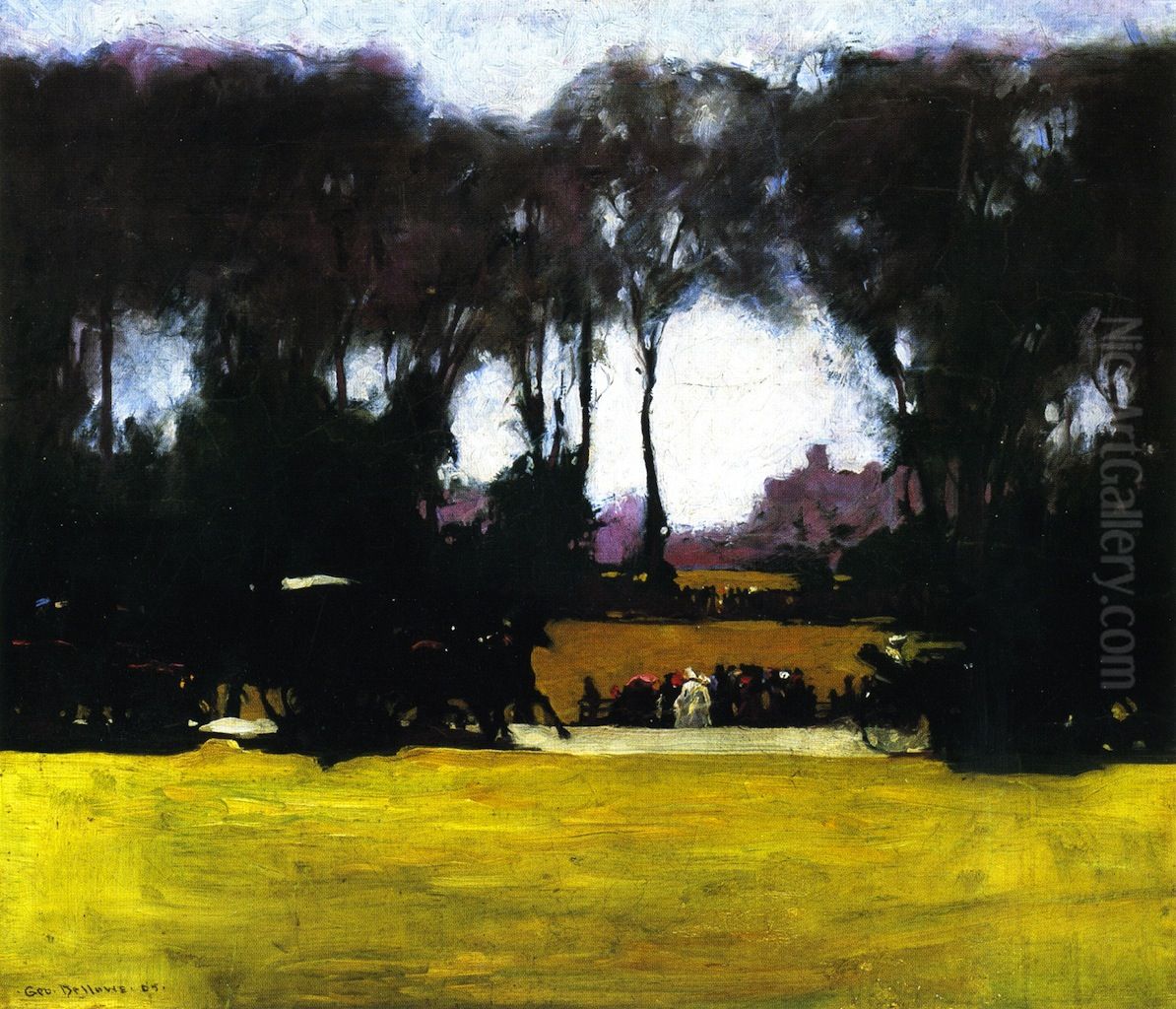 Central Park Oil Painting by George Wesley Bellows