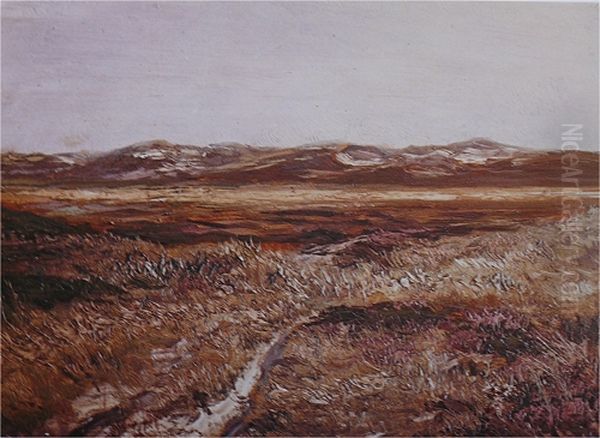 Dunen auf Sylt Oil Painting by Fritz Von Wille