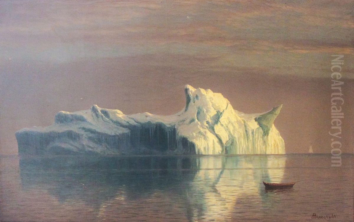 The Iceberg Oil Painting by Albert Bierstadt