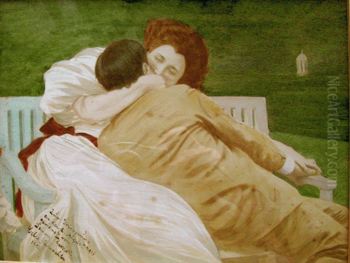 Zur Erinnerung an den 2, August 1910 Oil Painting by unknown