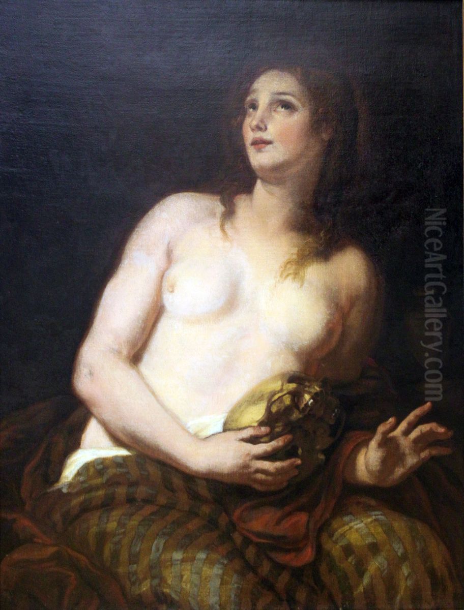 Die reuige Maria Magdalena Oil Painting by Francesco Furini