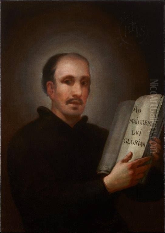Saint Ignacius of Loyola Oil Painting by Francisco Goya Fuendetodos