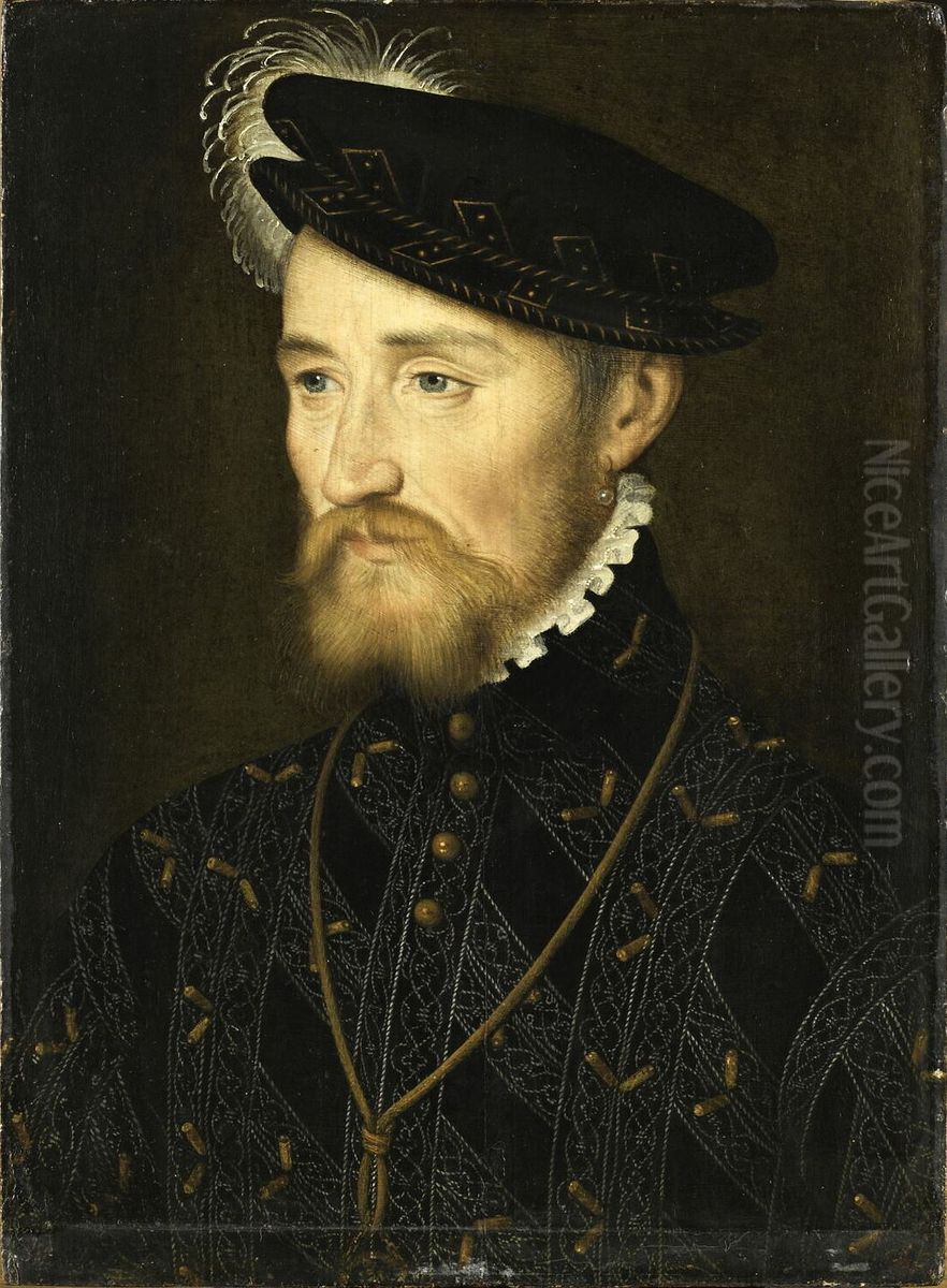 Portrait ofFrancis, Duke of Guise(1519-1563) Oil Painting by Francois Clouet