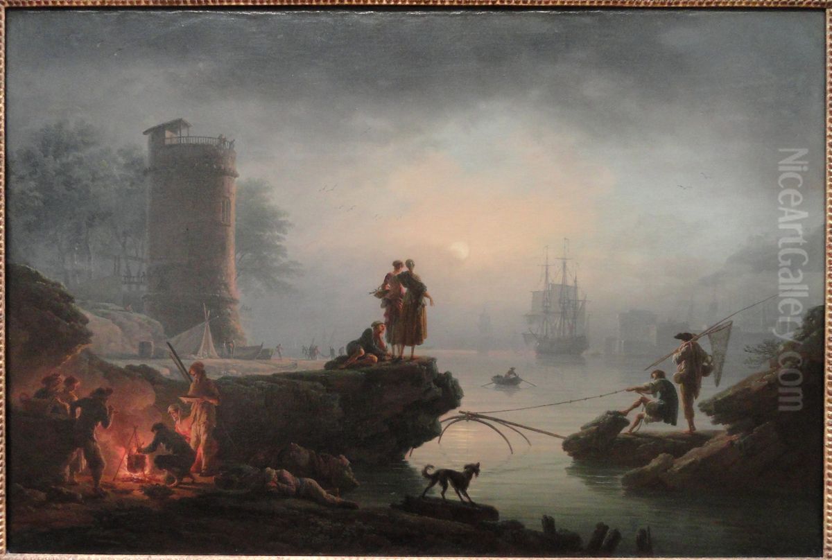 Morning Oil Painting by Joseph Vernet