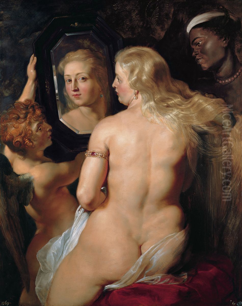 Toilette der Venus Oil Painting by (studio of) Rubens, Peter Paul