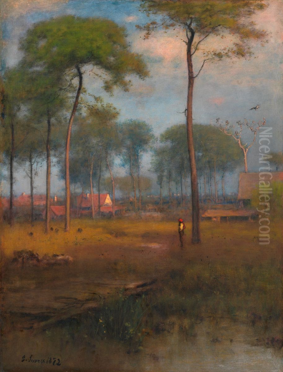 Early Morning, Tarpon Springs Oil Painting by George Inness