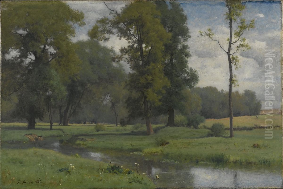 June Oil Painting by George Inness