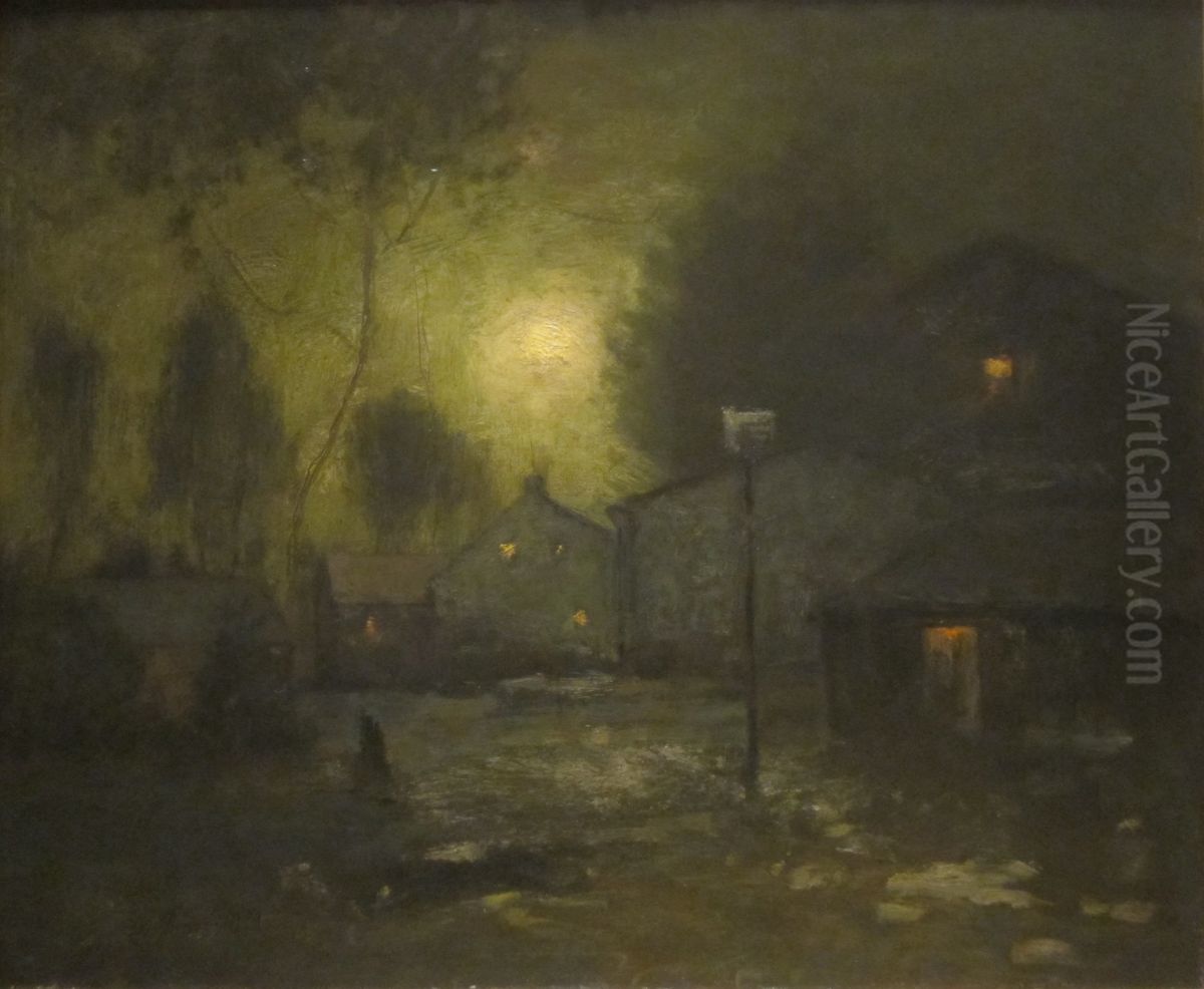 Moonlight Oil Painting by George Inness
