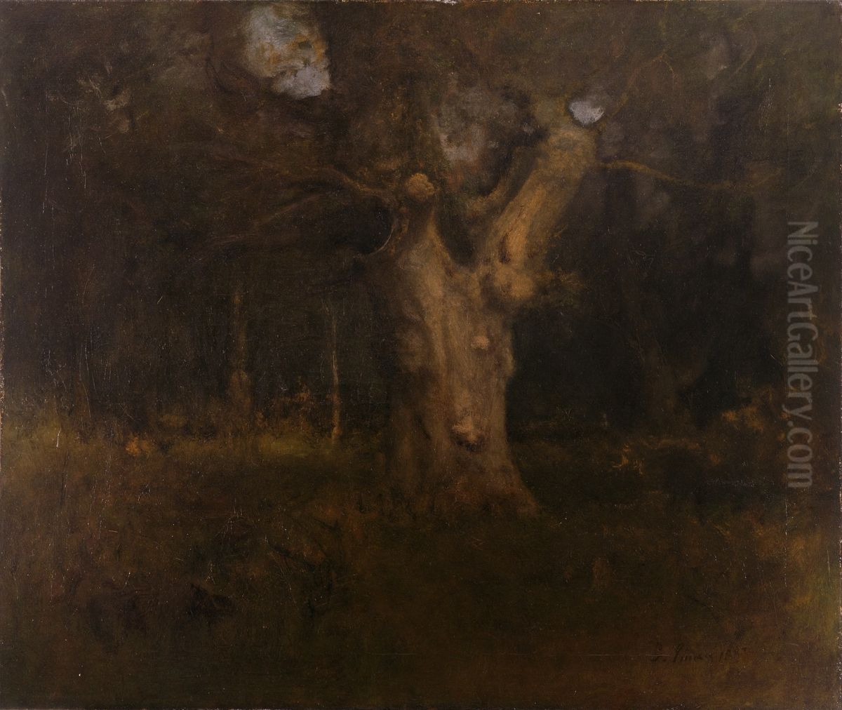 Royal Beech in New Forest, Lyndhurst Oil Painting by George Inness