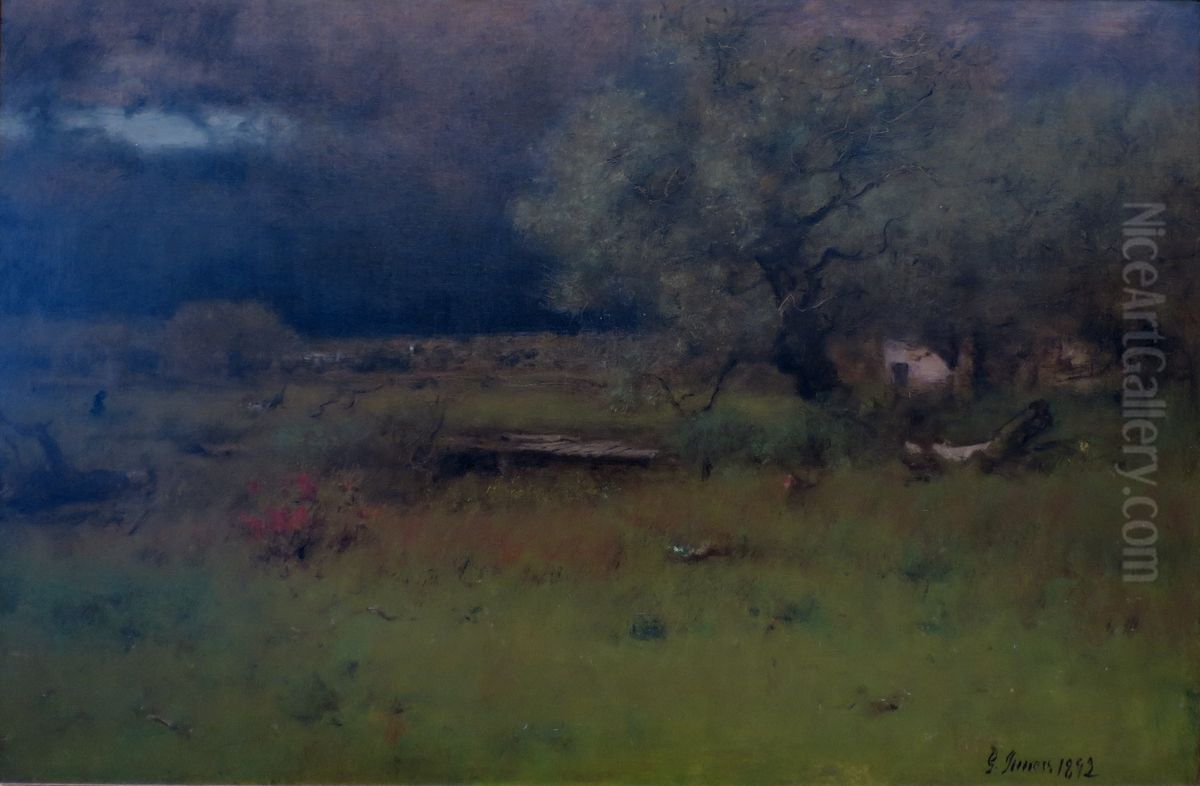 The Passing Storm Oil Painting by George Inness