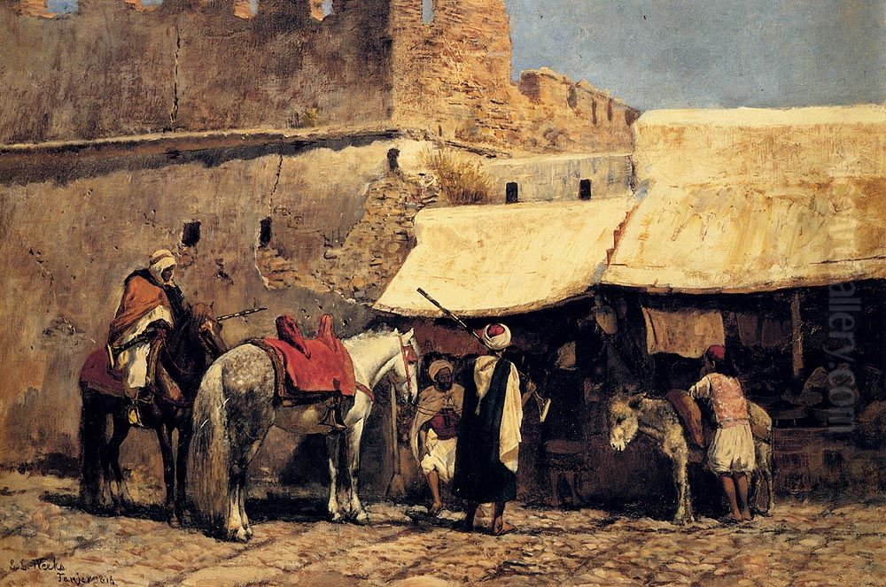 Tangier Oil Painting by Edwin Lord Weeks