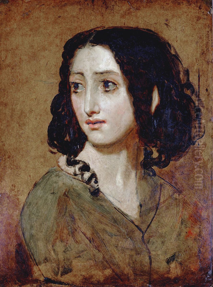 ActriceRachelparWilliam Etty Oil Painting by William Etty