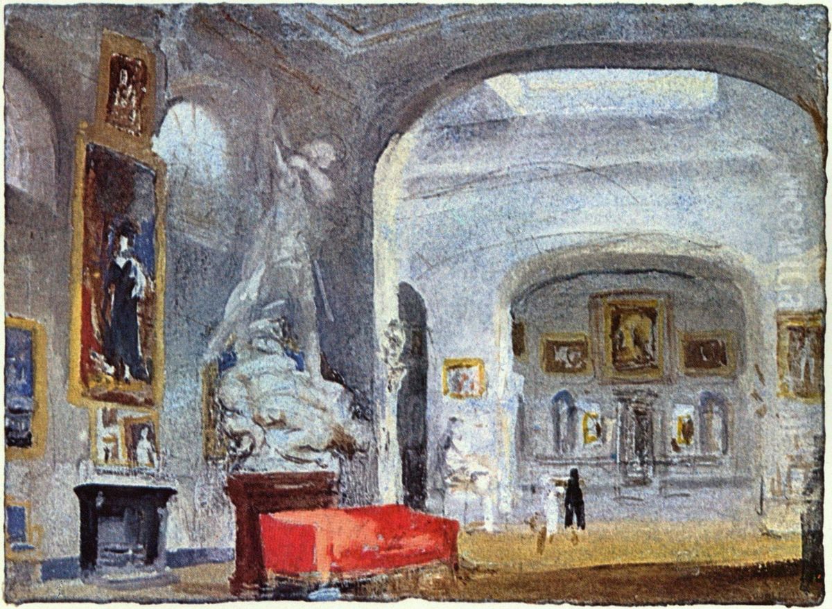 The North Gallery, Petworth House, Sussex Oil Painting by J. M. W. Turner