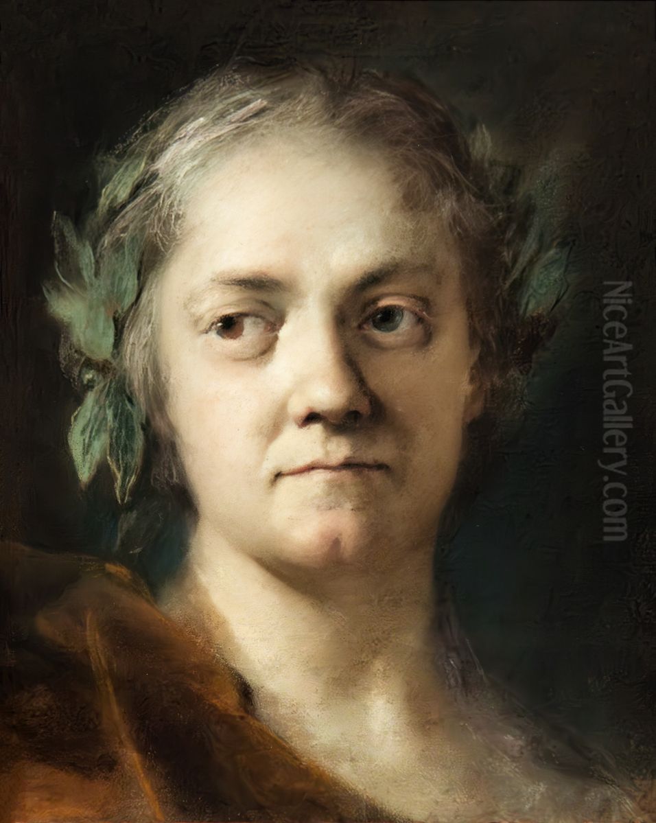 Self-Portrait Oil Painting by Rosalba Carriera