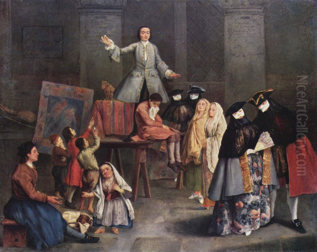 Der Zahnzieher Oil Painting by Pietro Longhi