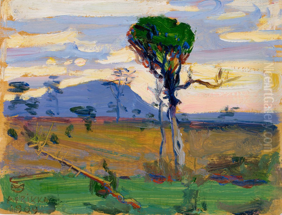 Berget Donia Sabuk Oil Painting by Akseli Valdemar Gallen-Kallela