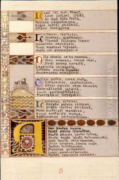 Sketch for the Great Kalevala, I Canto. 