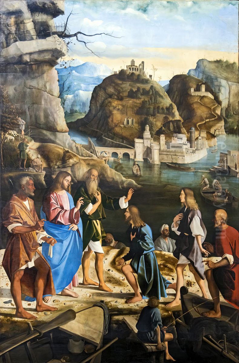 Call of the Sons of Zebedee Oil Painting by Marco Basaiti