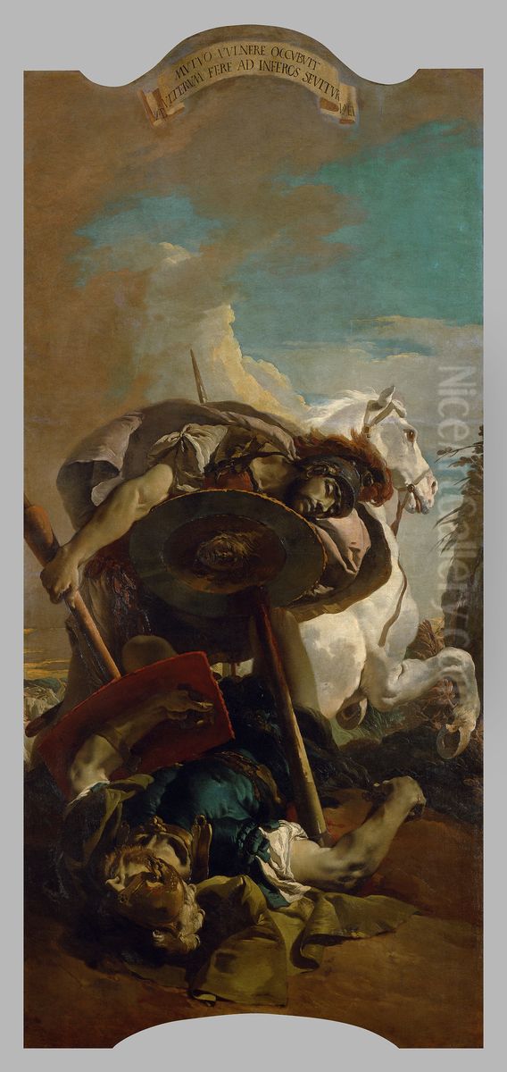 Eteocle e Polinice Oil Painting by Giovanni Battista Tiepolo