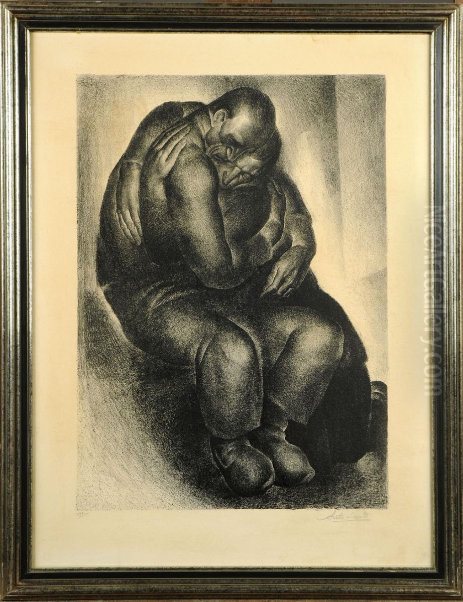 L'accolade Oil Painting by Anto Carte