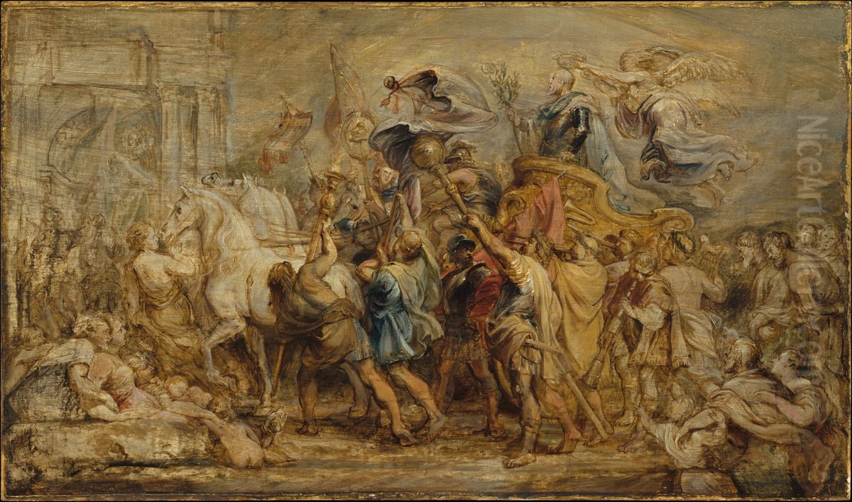 The Triumph of Henry IV Oil Painting by (studio of) Rubens, Peter Paul