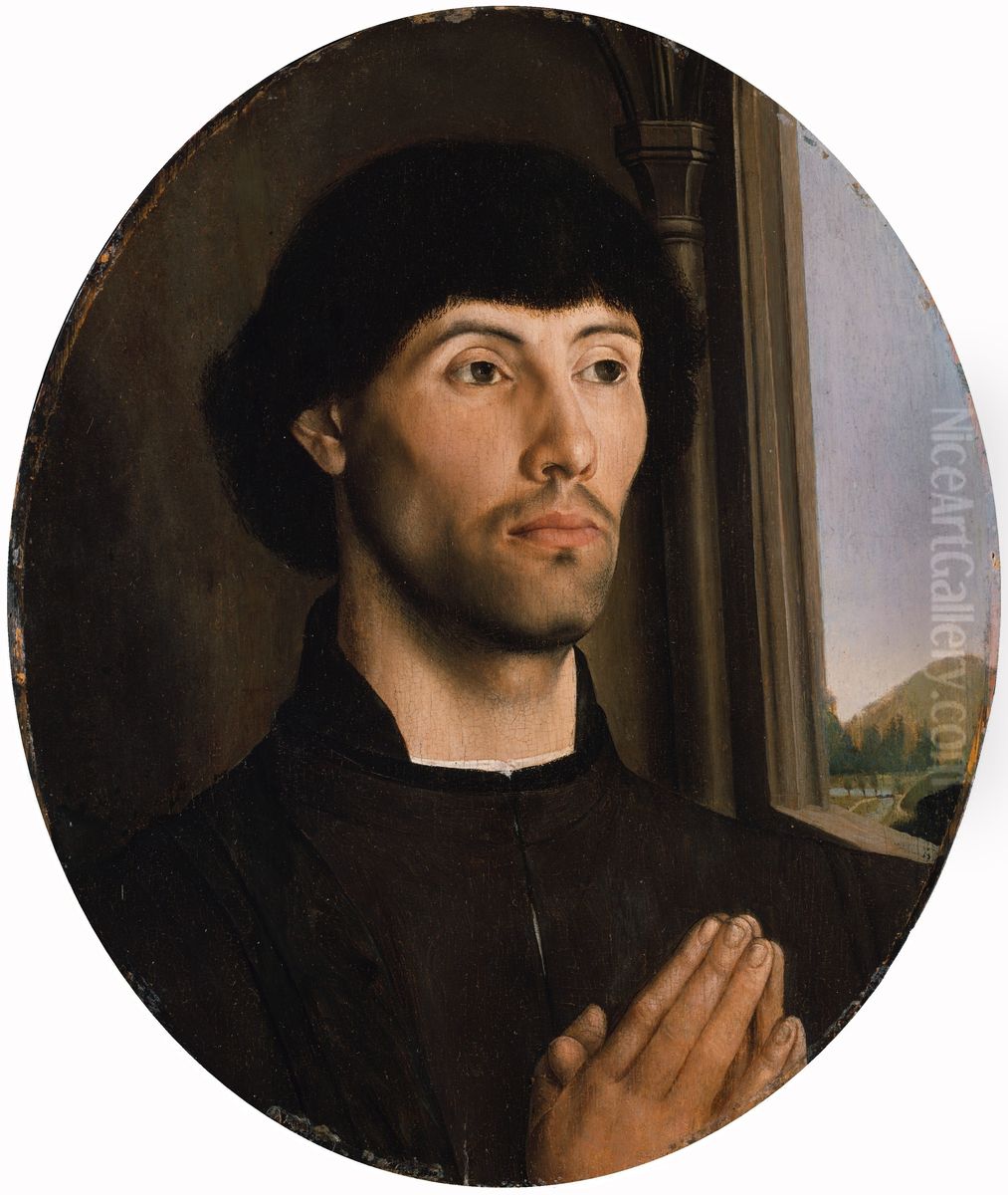 Portrait of a Man Oil Painting by Hugo Van Der Goes