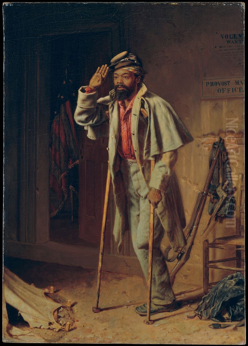 The Veteran Oil Painting by Thomas Waterman Wood