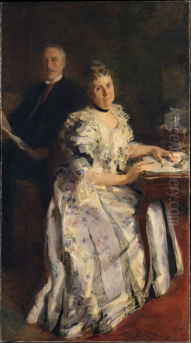 Mr. and Mrs. Anson Phelps Stokes Oil Painting by Cecilia Beaux