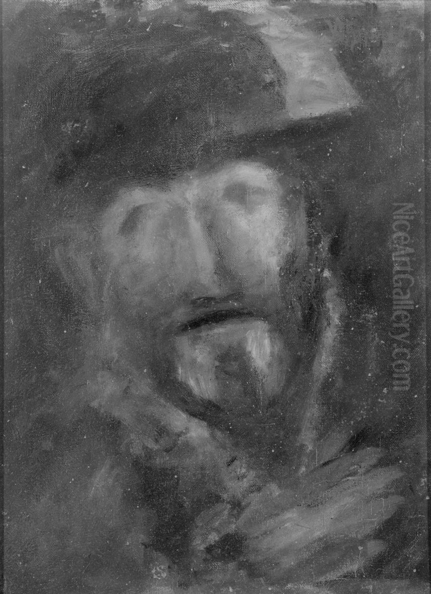 Henry Irving as Philip II of Spain Oil Painting by James McNeill Whistler