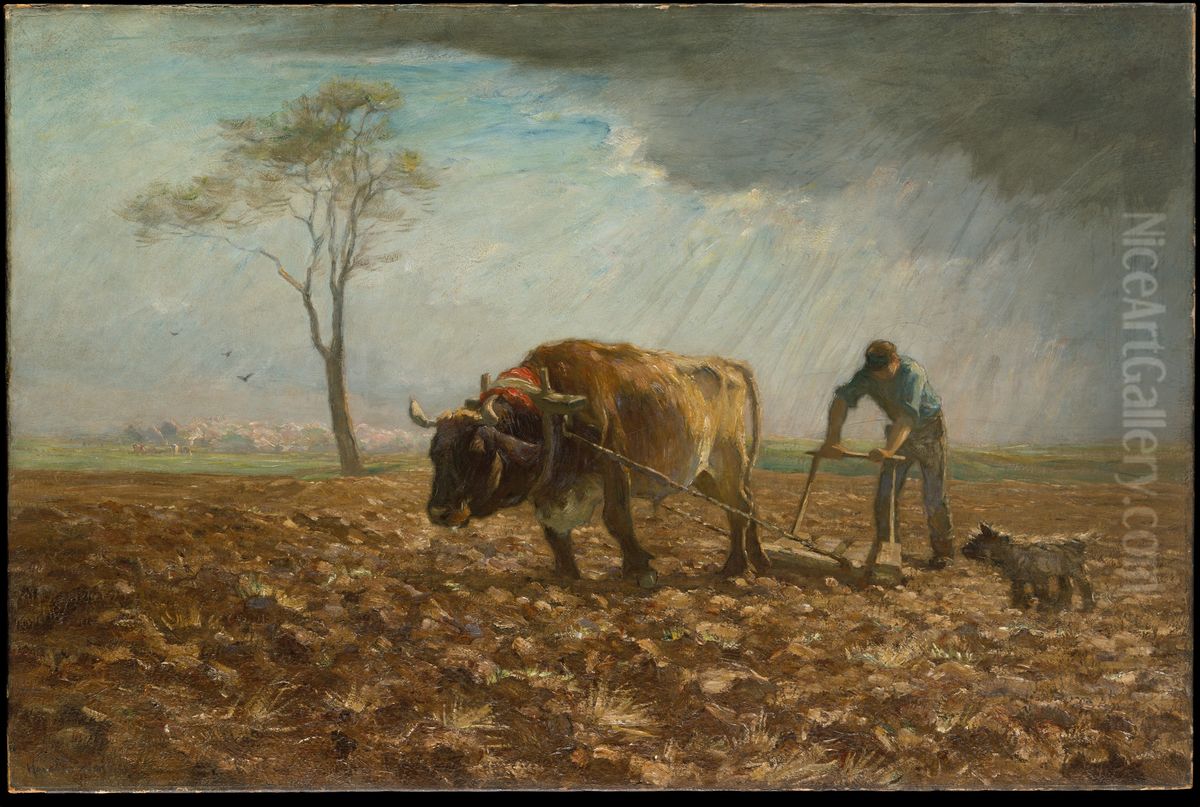 The Harrower Oil Painting by Horatio Walker