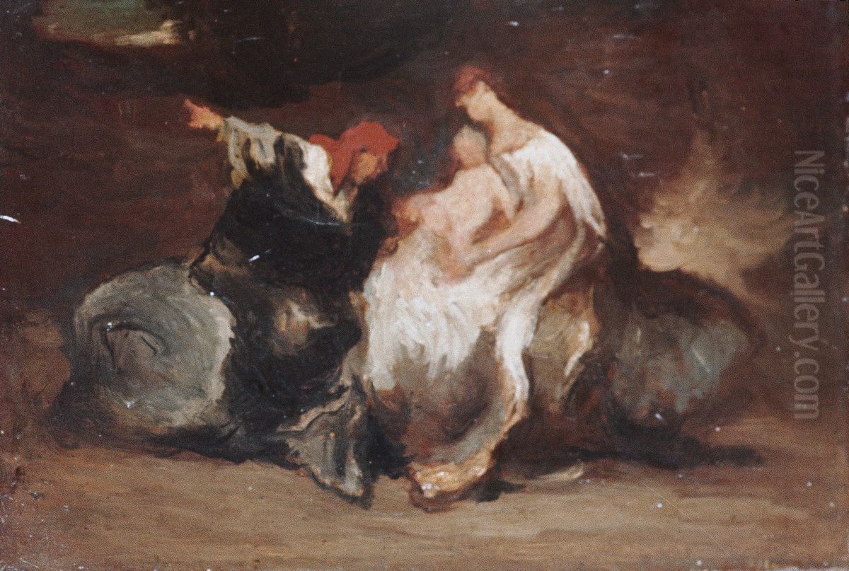 The Fortune Teller Oil Painting by Robert Loftin Newman