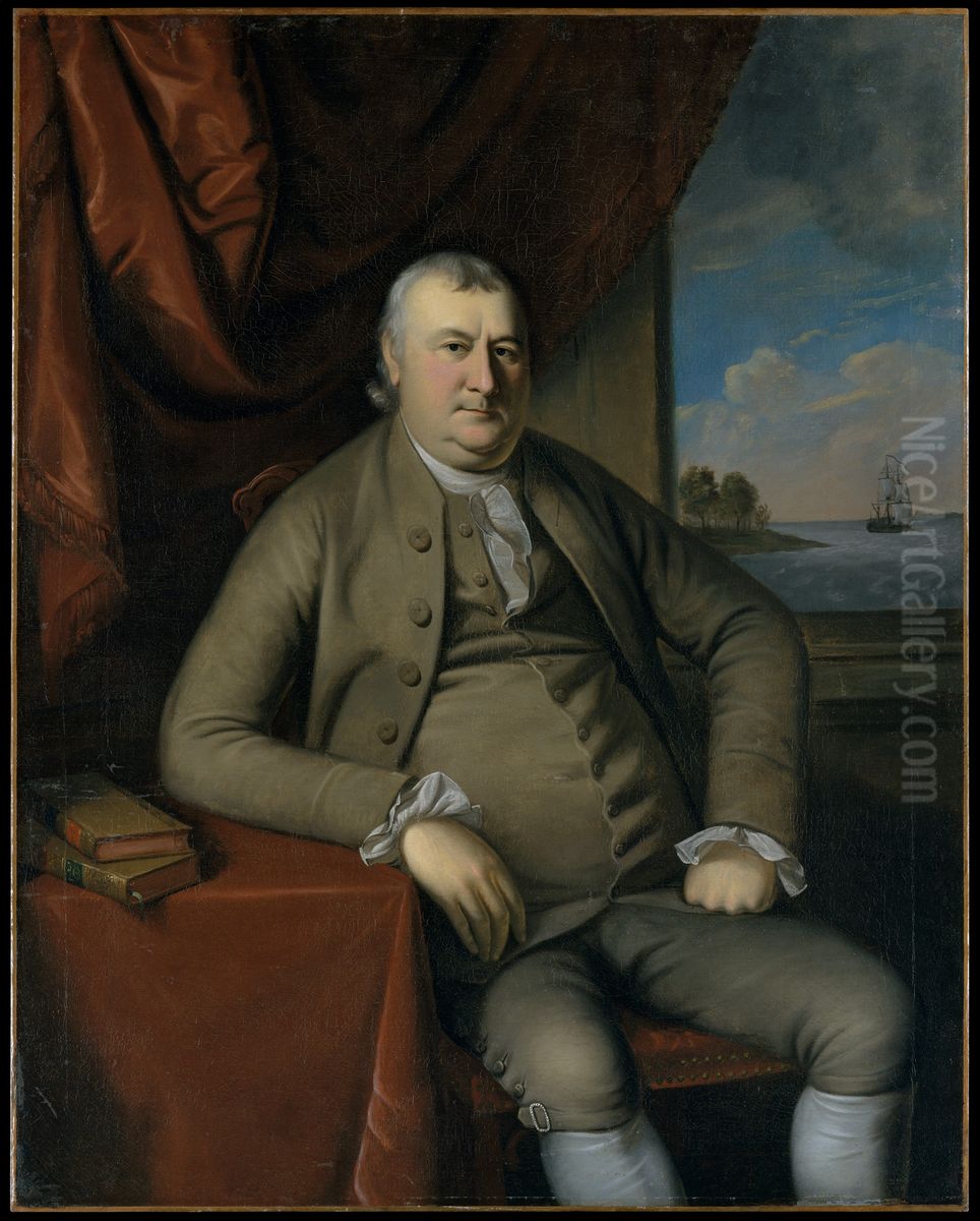 Portrait of Samuel Mifflin Oil Painting by Charles Willson Peale
