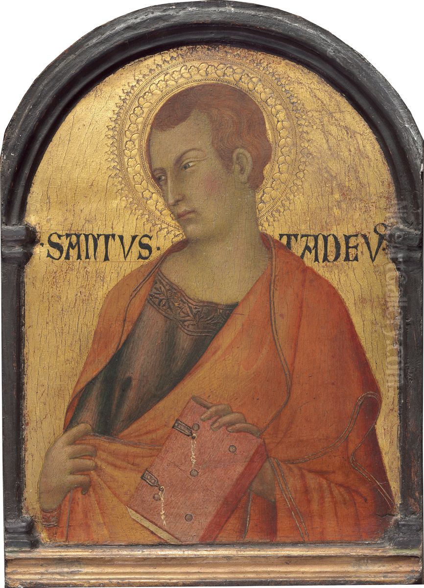 Saint Judas Thaddeus Oil Painting by Simone Martini