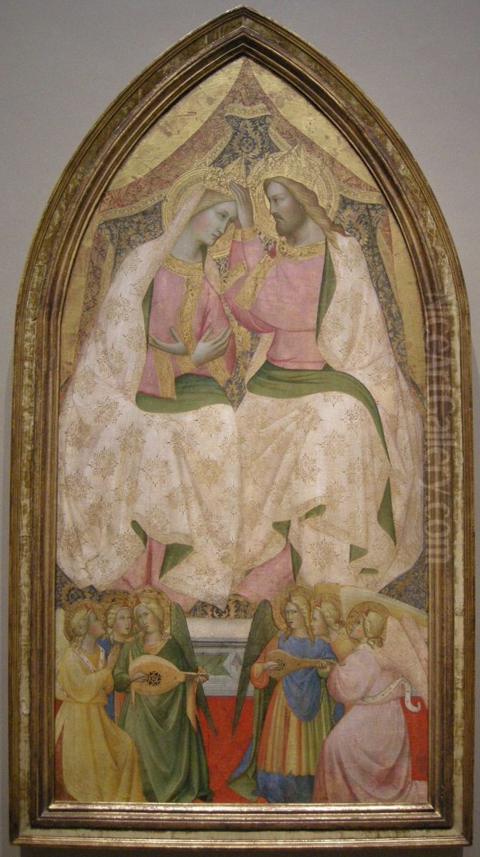 incoronazione della vergine Oil Painting by Agnolo Gaddi