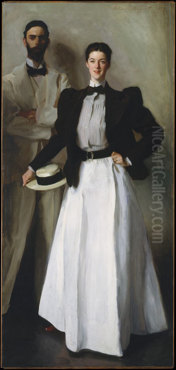 Mr. and Mrs. I. N. Phelps Stokes Oil Painting by John Singer Sargent