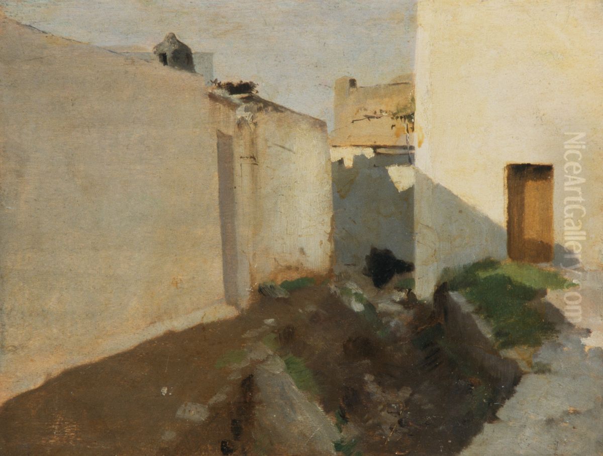 White Walls in Sunlight, Morocco Oil Painting by John Singer Sargent