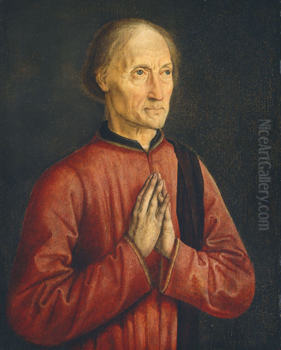 Portrait of a Donor Oil Painting by Dieric Bouts