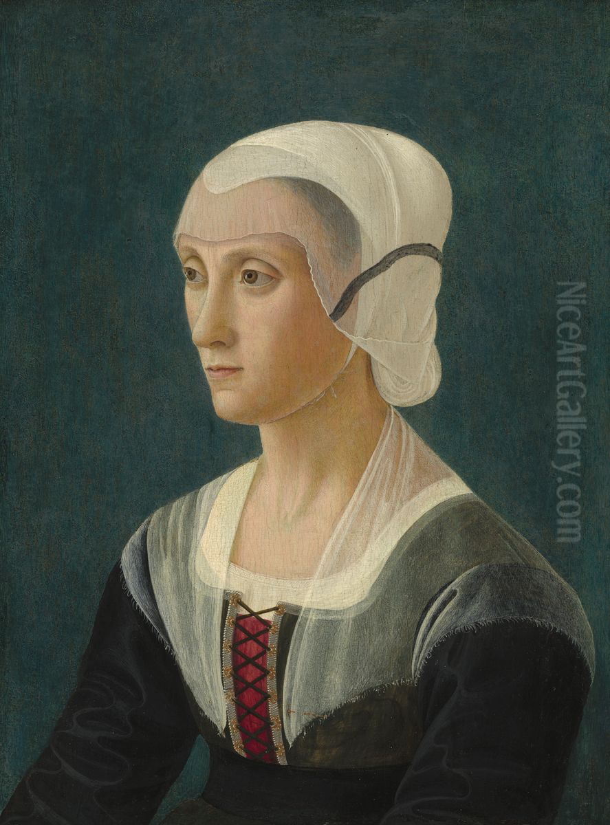 Lucrezia Tornabuoni Oil Painting by Ghirlandaio Domenico