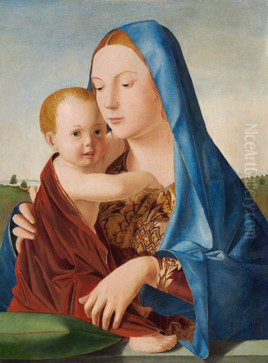Madonna Oil Painting by Antonello da Messina