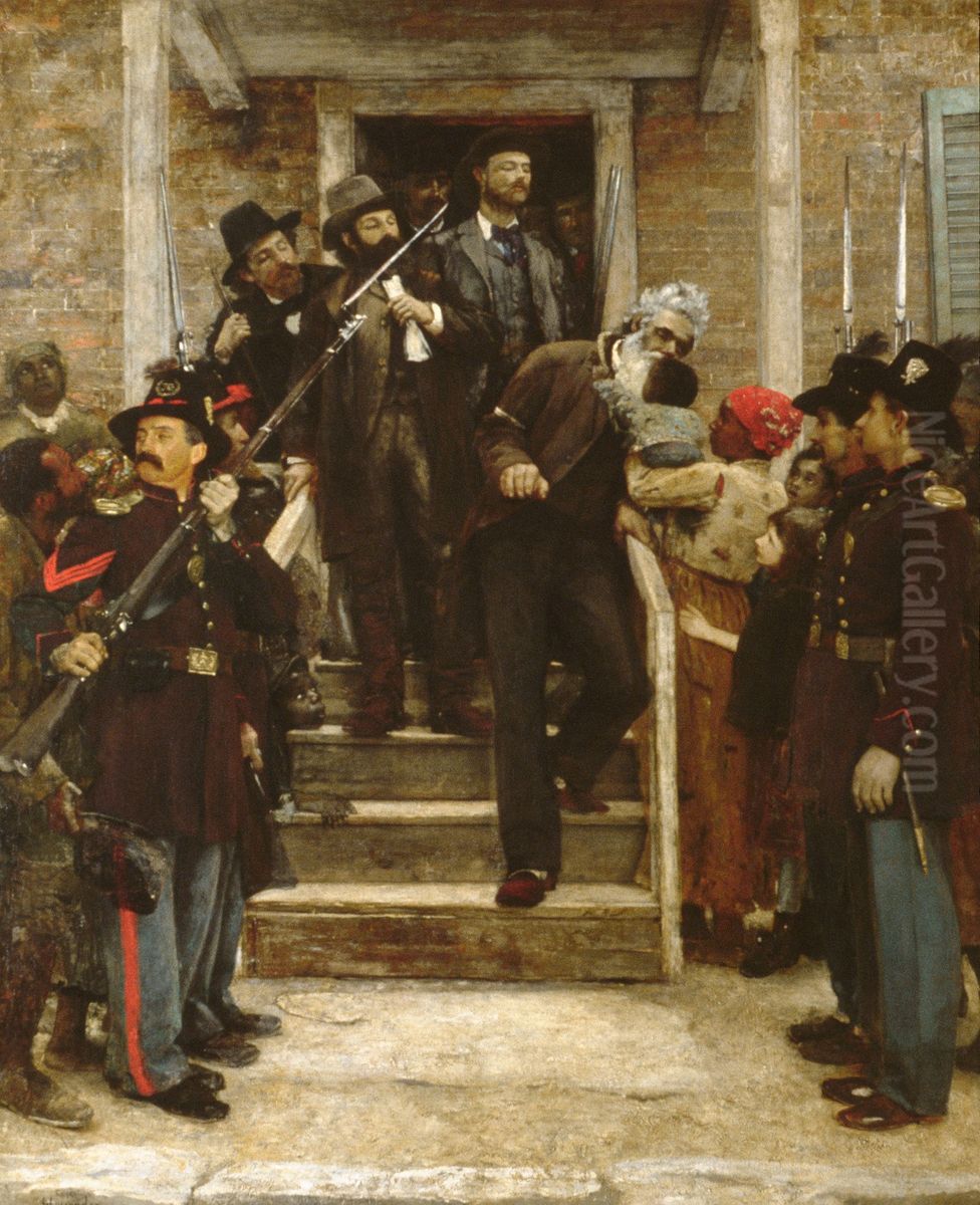 The Last Moments of John Brown Oil Painting by Thomas Hovenden