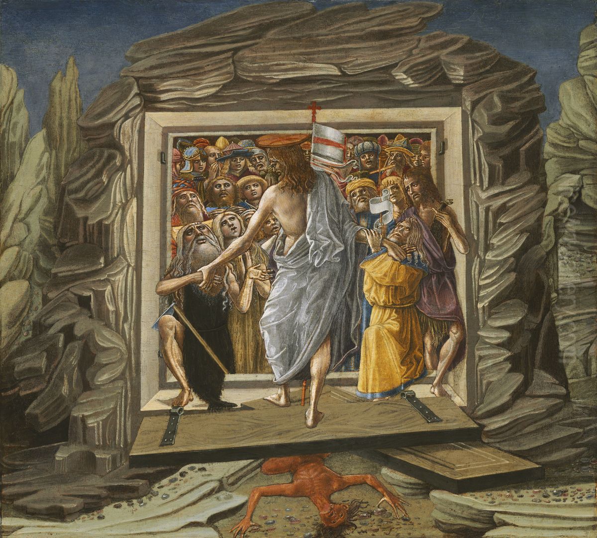 Christ in Limbo Oil Painting by Benvenuto di Giovanni