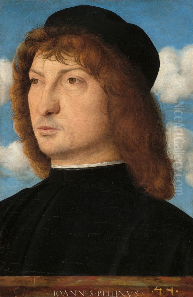 Portrait of a Venetian Gentleman Oil Painting by Giovanni Bellini